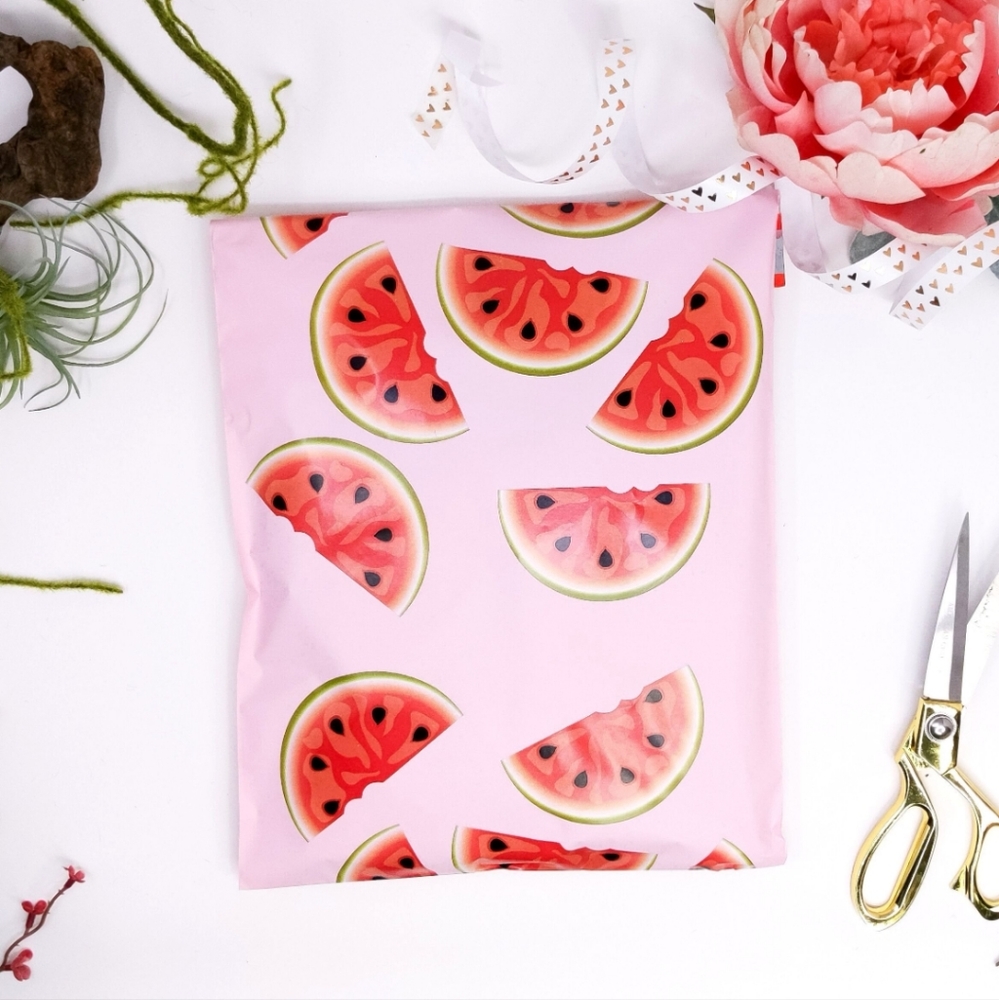 New 10 count watermelon 10X13 polymailers.